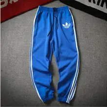 Мужские модные узкие брюки-карандаш с ремешком на лодыжке, Мужские штаны для бега, штаны-шаровары с боковыми карманами, многоцветная спортивная одежда