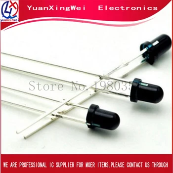 

100pcs 5mm 940nm IR detector sensor Infrared Phototransistor