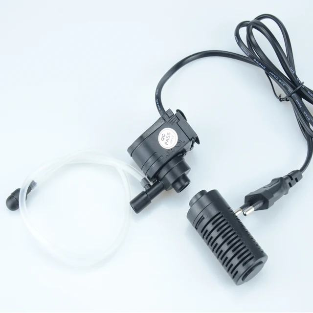 Mikqky Luftheber Filter, Leiser Mini Aquarium Filter 3 In 1, für