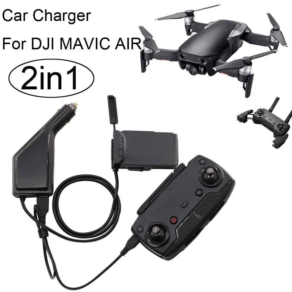 Автомобильное зарядное устройство для DJI Mavic Air Intelligent батарея зарядный концентратор Mavic Air автомобильный разъем USB адаптер мульти-батарея автомобильное зарядное устройство