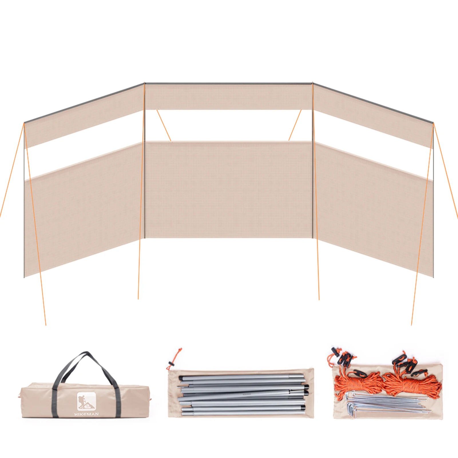 Outdoor Camping Folding Windscreen Beach Windshield Shelter Camping