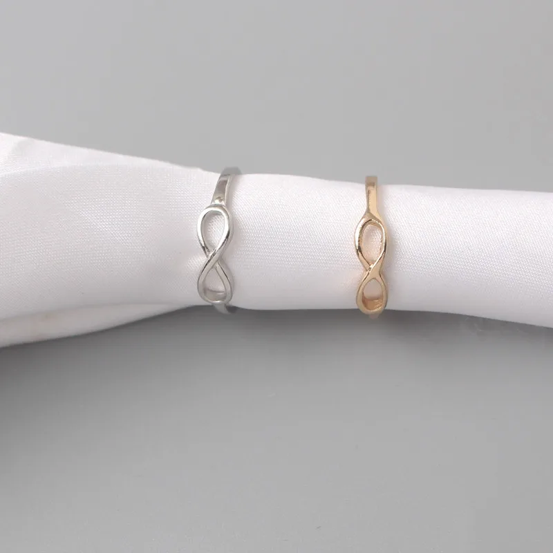 Mini Knot Rings Women 17mm Round Wedding Rings Ladies Fingers Accessories