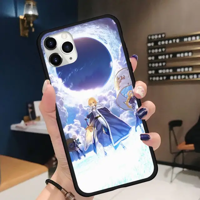 Fate Grand Order Anime Phone Case For Iphone 11 12 Mini Pro Xs Max 8 7 6 6s Plus X 5s Se Xr Phone Case Covers Aliexpress