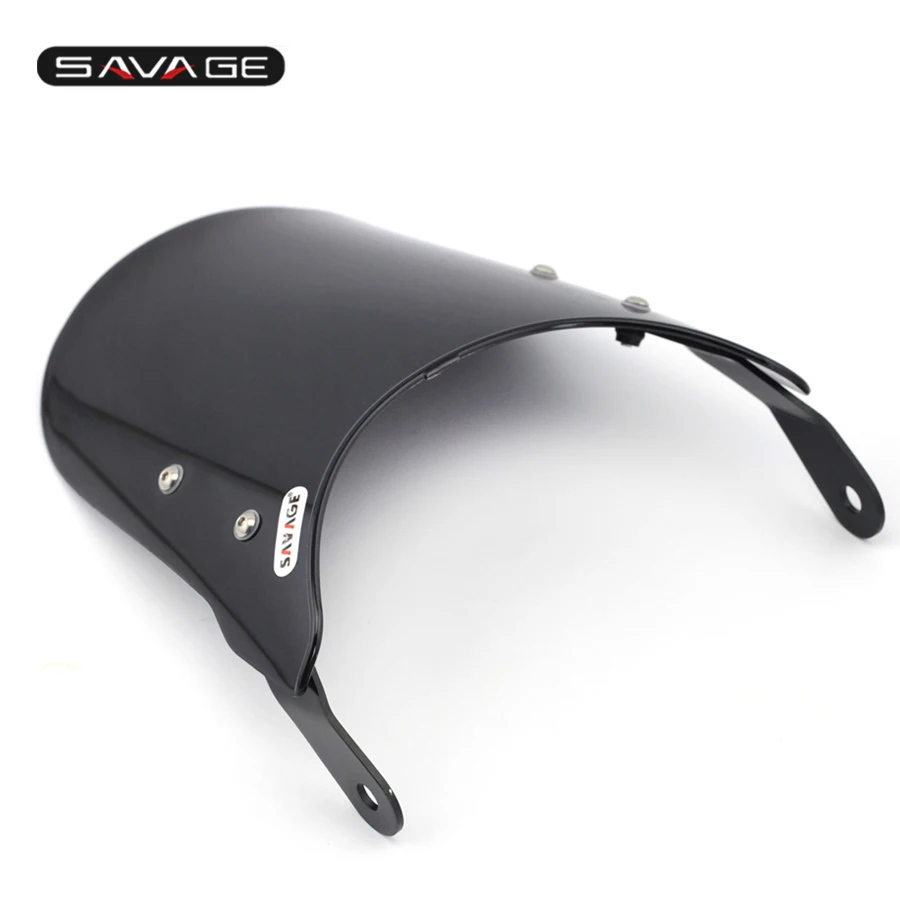 Windshield Windscreen Pare-brise For 7 inch Round Headlights (3)