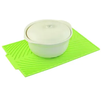 

Silicone Table Mat Heat Resistant Silicone Table Mat Goblet Dish Mat Dishwasher Kitchen Accessories 39x25cm