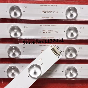 

8pcs LED STRIPS LED39D11-ZC14-01(C) LED39D11-ZC14-02(C) LED39D11-ZC14-03(C) LED39D11-ZC14-04(C) V390HJ1-P02 PLE-3903FHD