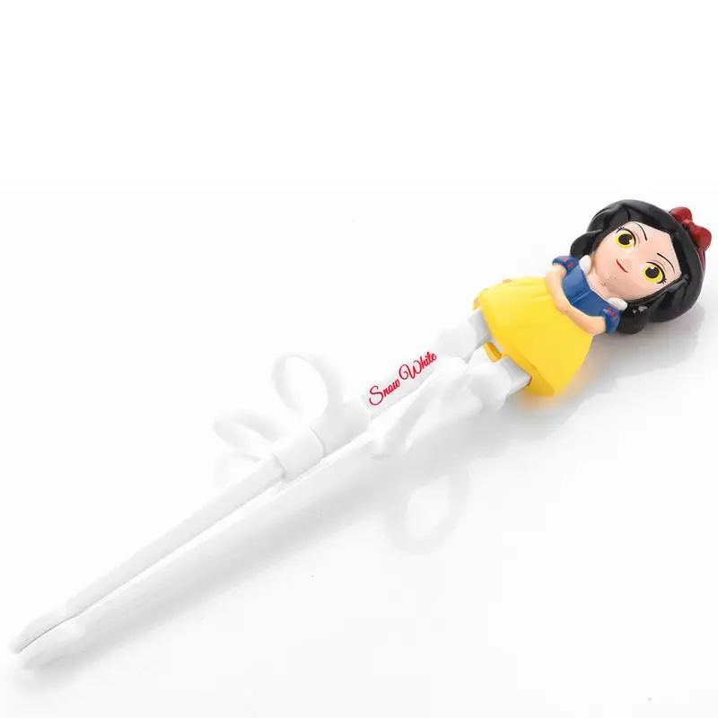 Замороженная Принцесса Aisha китайские детские палочки для еды Детские Мультяшные тренировочные палочки для еды детская посуда одна пара пластиковая посуда - Цвет: Snow White