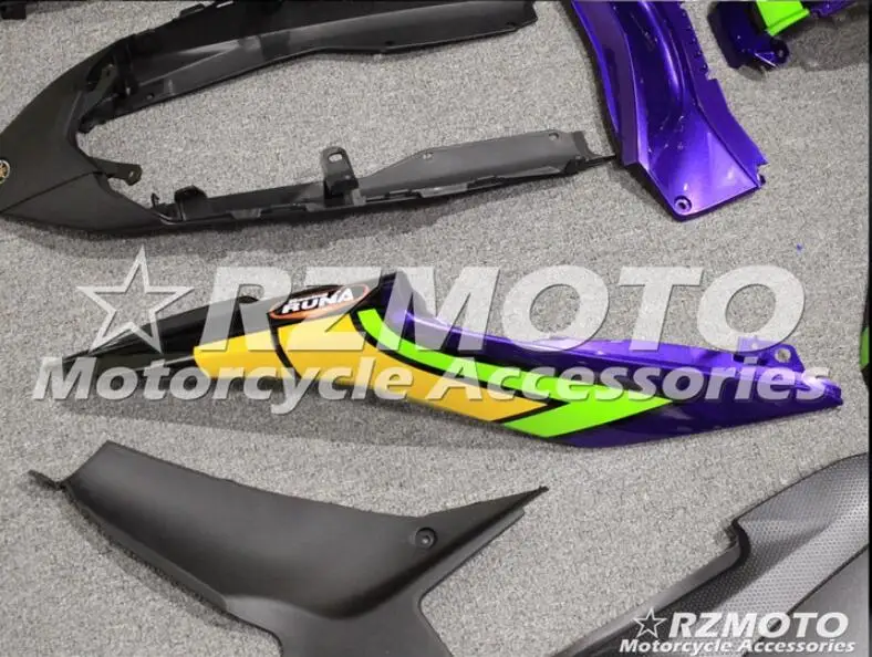 4 подарки ABS литьевая форма мотоцикл Обтекатели подходит для YAMAHA R3 R25- 15-19 Кузов Набор на заказ фиолетовый желтый зеленый