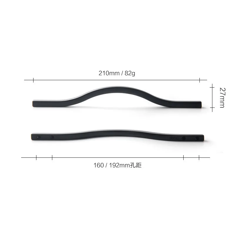 مقابض خزانة ذهبية لامعة لدرج المطبخ وخزانة الملابس...