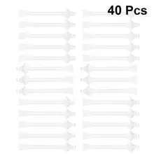 40 шт. носовая палочка для удаления волос многофункциональная палочка для воска одноразовая палочка для удаления волос для домашнего магазина