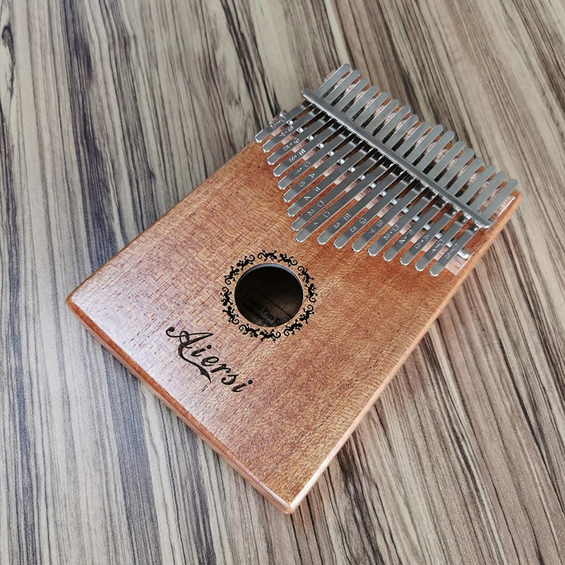 Aiersi Gecko 17 клавиш Kalimba твердый koa большой палец фортепиано красное дерево