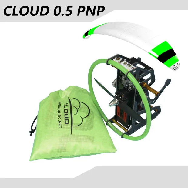 Высококачественный электрический пульт дистанционного управления paraglider RC Мини беспроводной пульт дистанционного управления парашют 1,48 м 2,6 м может завершить трюки - Цвет: White CLOUD 0.5 PNP
