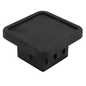 

X Autohaux Trailer Hitch Tube Cover Rubber Hitch Tube Cover Plug Cap Insert for 2 Inch Receivers Black