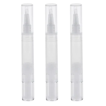 

3x 5ML Empty Twist Pen with Brush Concealer Eyelash Growth Cream Container