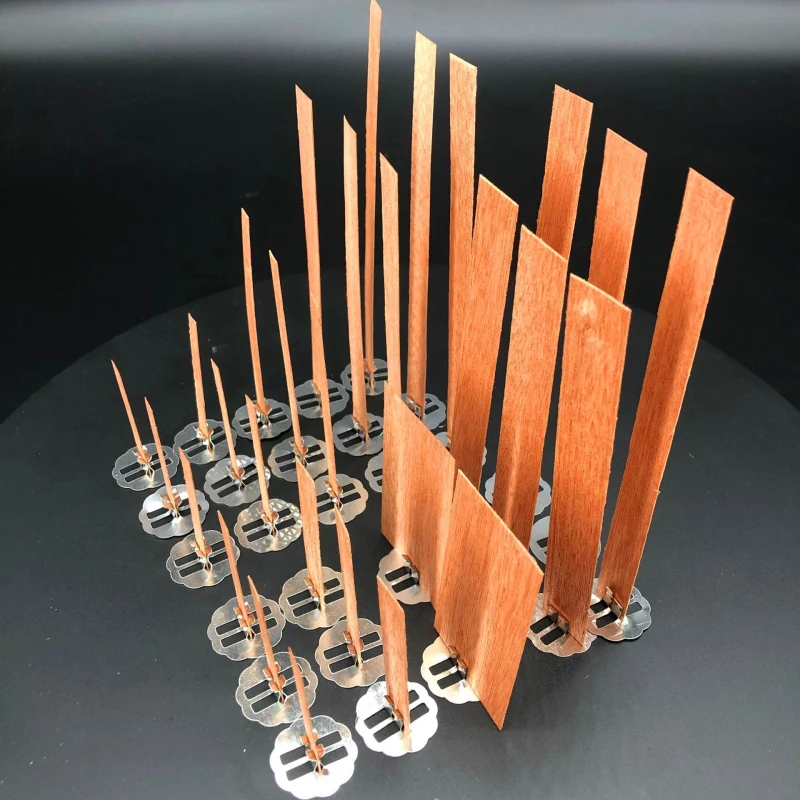 10pc 6-13cm Wooden Candles Wick With Sustainer Tab Candle Wick Core For DIY Candle Making Supplies Handmade Soy Parffin Wax candle wicks,candle wick,candle wick tabs