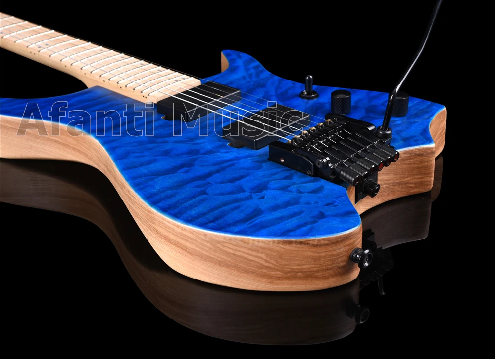 Afanti музыкальная фабрика Безголовый стиль Ash Body Электрогитара(AWT-720S