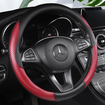 

Black PU Artificial Leather Hand Sew Car Steering Wheel Cover for Honda Civic 2000 - 2005 Civic Hybrid 2003 Stream 2001