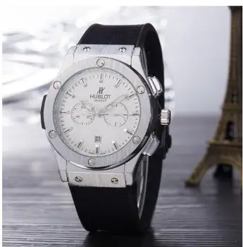 

HUBLOT Luxury Brand quartz Mens Watches Quartz Watch Stainless Steel Strap men's wristwatch classic business dress men's watch