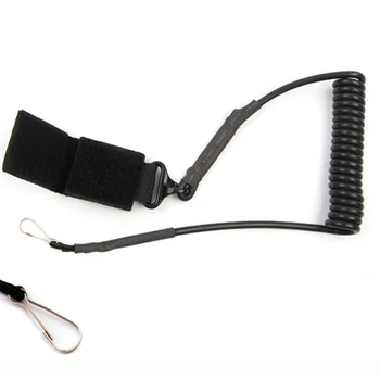 

Hunting Tactical Pistol Handgun Spring Lanyard Sling Adjustable Gun Sling Outdoor Camping Accessories Tools Gun Rope Sling