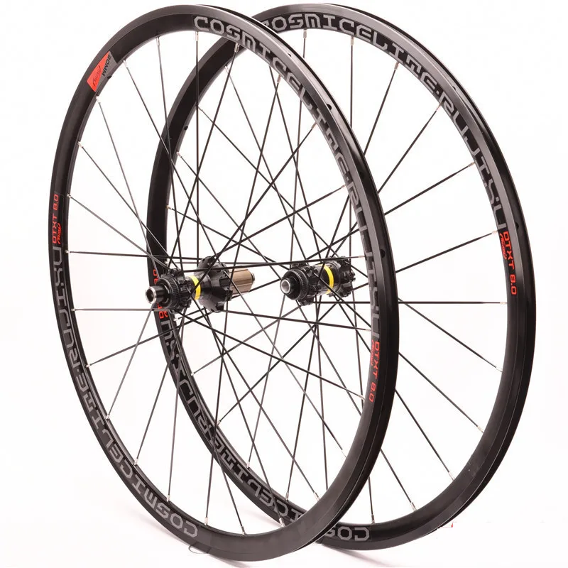 Road bike wheel set 700C Cosmic Elite center lock Six holes road disc brakes 30MM 4 Sealed Bearing Aluminium Bicycle Wheelset