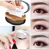 NEW Adjustable Eyebrow Stamp Kit Perfect Arch Eyebrow Shadow Powder Palette Eyebrow Seal Eye Brow Enhancers Eye Brow 3
