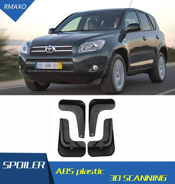 For TOYOTA RAV 4 2006-2011 Mudflaps Splash Guards Front With the color and rear Mud Flap Mudguards Fender Modified special | Автомобили и