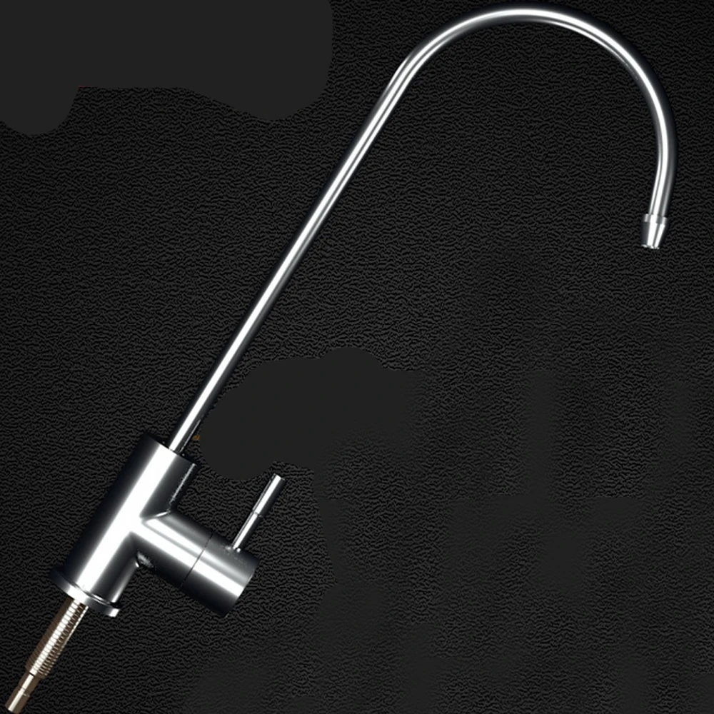 Kitchen Faucet 1/4 Inch Drinking Water Filter Faucet Reverse Osmosis System 360 Rotation Stainles Steel Sink Faucet Purifier 6
