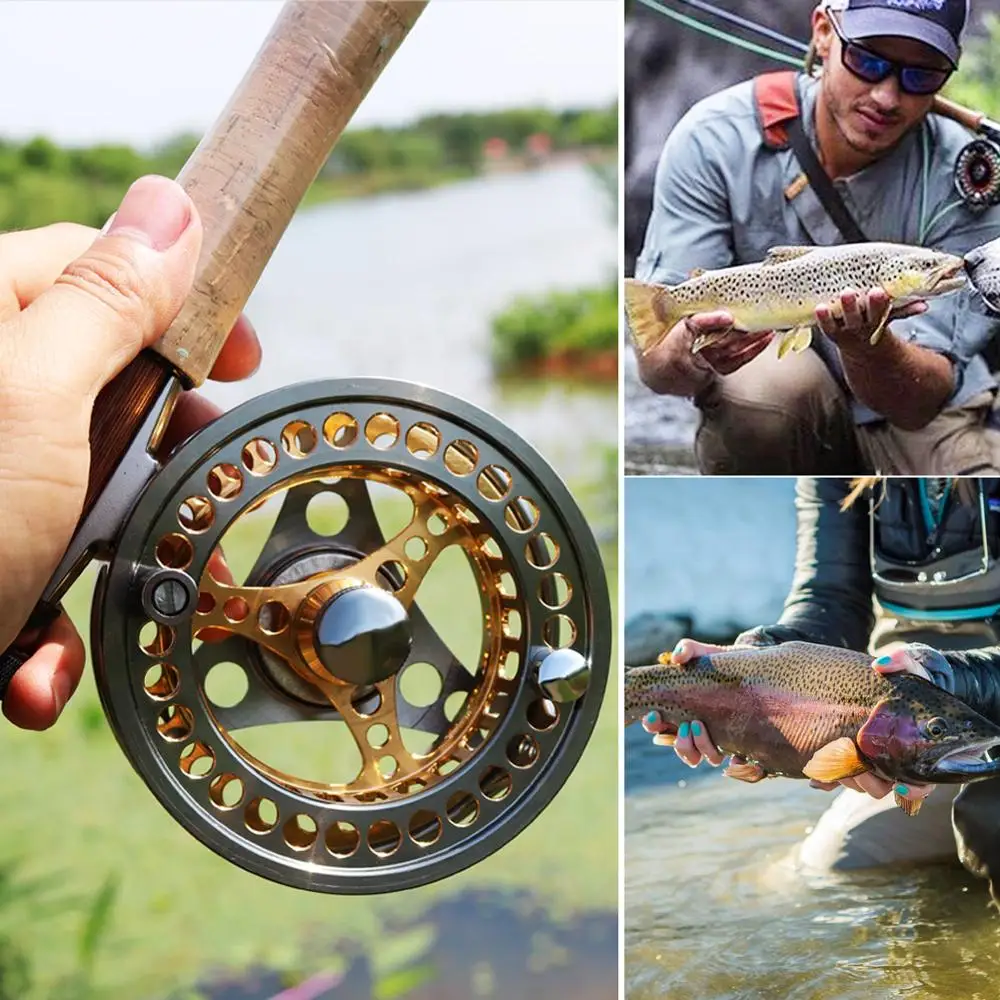 Sougayilang Large Arbor Fly Fishing Reel 2+1 BB High Die Casting Aluminium Alloy Spool Fly Reels Fishing Tackle Sougayilang Large Arbor Fly Fishing Reel 2+1 BB High Die Casting Aluminium Alloy Spool Fly Reels Fishing Tackle