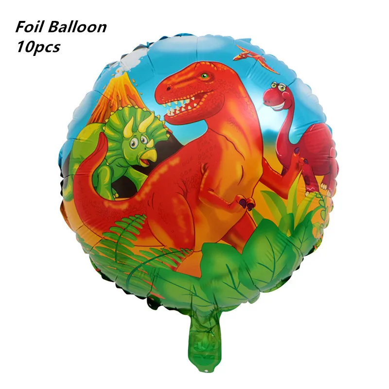 Вечерние товары, 1 шт., для детей, динозавр, милый динозавр, тема, украшение, головной убор для дня рождения, герой, шляпа с эластичной лентой - Цвет: 10pcs balloon