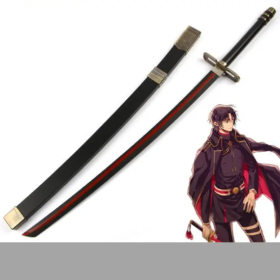 

Seraph of The End Ferid Guren Ichinose Cosplay Wooden Sword Stage Performance Props Cosplay Prop Weapon Anime Cosplay