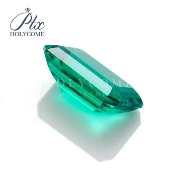 

4.5x3mm TOP QUALITY Green color lab created emerald cut price per carat WHOLESALE 2020NEWEST SPECIAL COLOR FACTORY PRICE