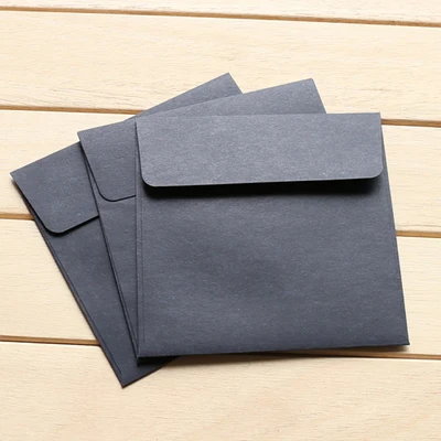  100PCS/lot Kraft Envelopes Square envelope card bank card membership card envelope Wedding Party In - 4.00049E+12