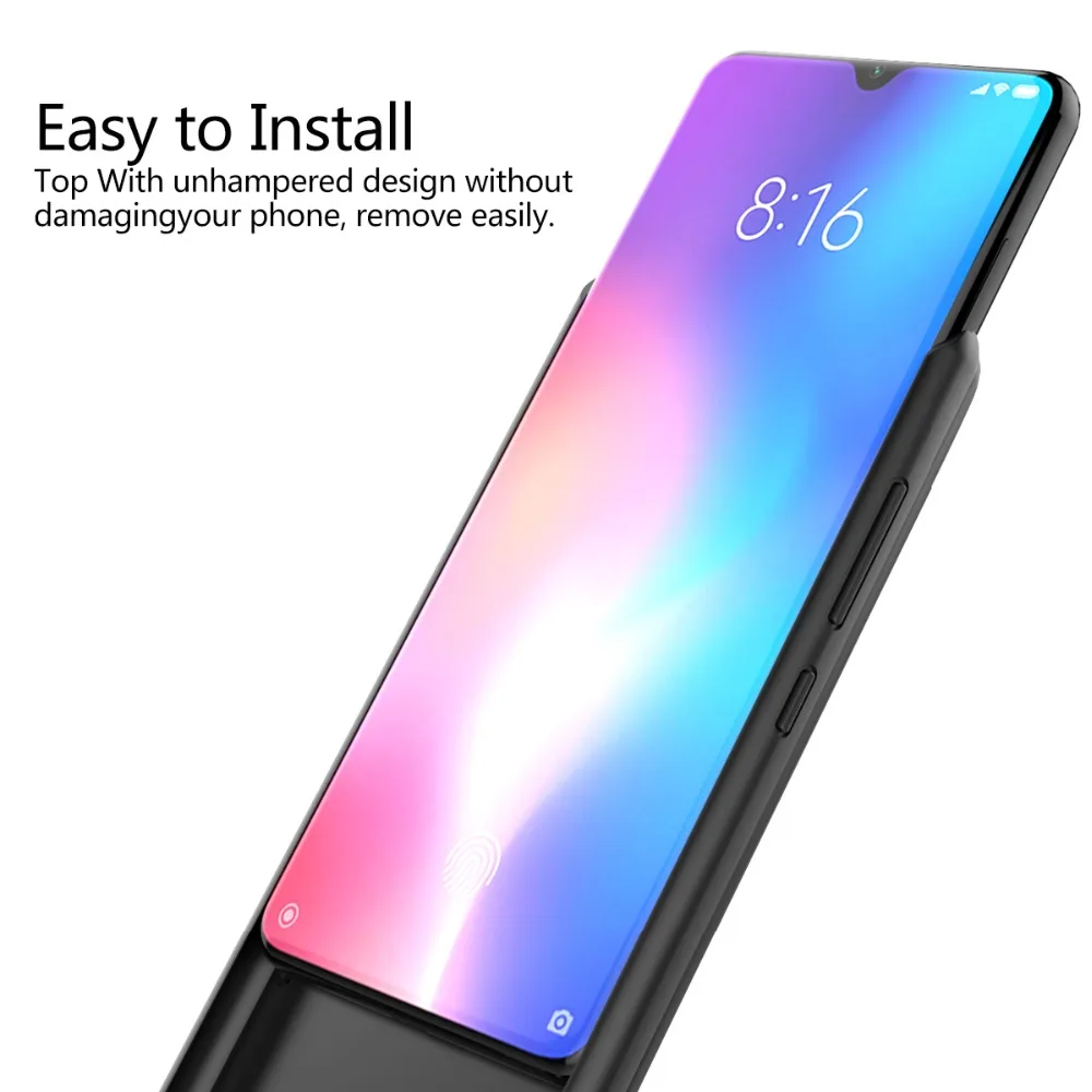 6500 мАч чехол для аккумулятора для Xiaomi mi 9T Pro mi 9 SE A2 аккумулятор внешний аккумулятор чехол для зарядки красный mi K20 Note 7