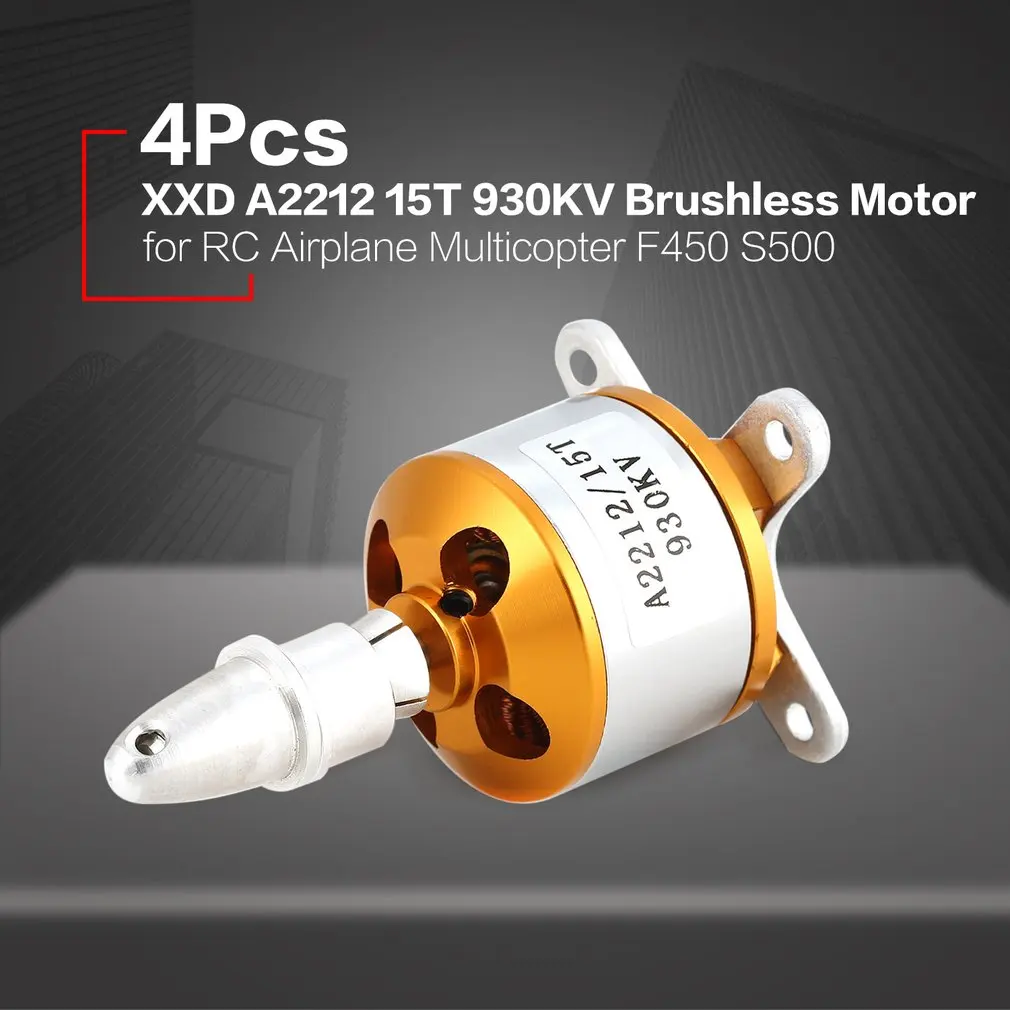 

A2212 15T 930KV/1400KV 2-3S Brushless Outrunner Motor RC Airplane Fixed-wing Helicopter Multicopter Drone F450 S500 Model Parts