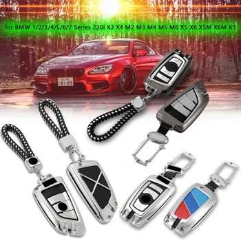 

Key Case for Car Key Cover for BMW 1/2/3/4/5/6/7 Series 220i X3 X4 M2 M3 M4 M5 M6 X5 X6 X5M X6M X1 For BMW Display Key Case