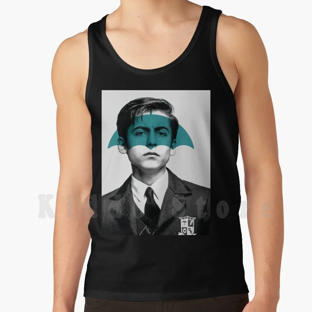 Numero 5 , The Umbrella Academy Canotte Vest 100% Cotone The Umbrella Academy Umbrella Academy Lee