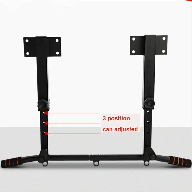 Adjustable Wall Mounted Fitness Horizontal Bar， Multi-functional Chin Up Bars， Home Gym Workout Pull-up Device Frame