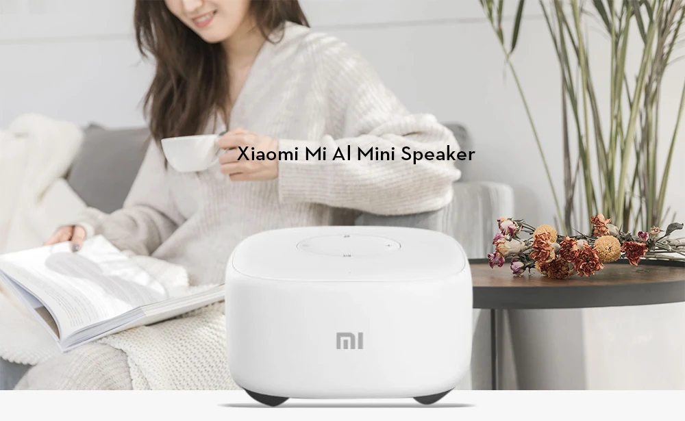 Xiaomi mi Al голос Управление mi ni смарт-динамик Bluetooth радио плеер Wi-Fi рассказчик сказок 4 ohm Audio Портативный Динамик