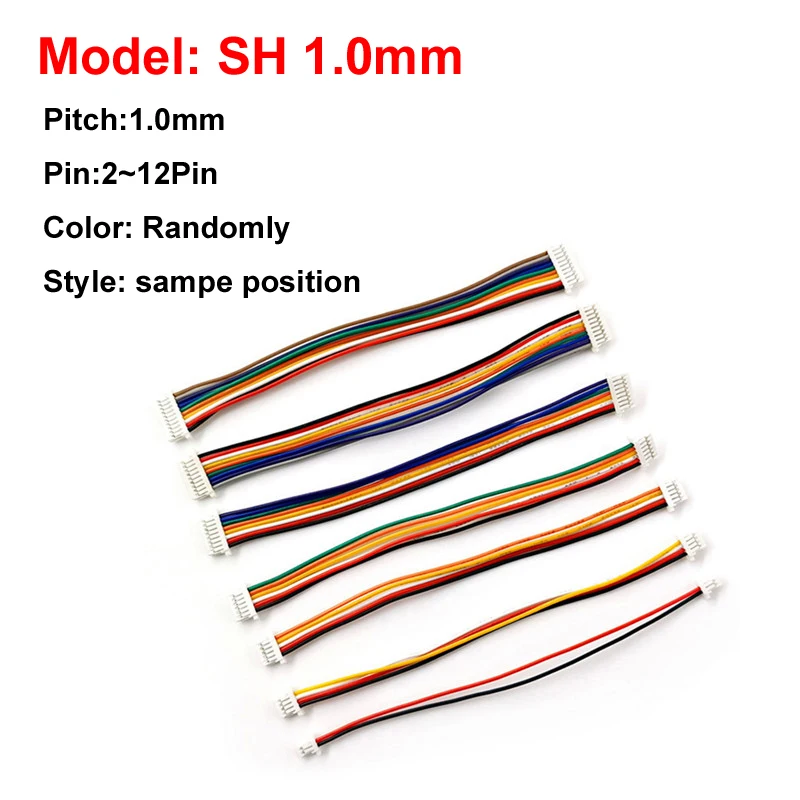 Anhnhach 5個セット売り 10pcs JST SH ZH XH PH 1.0mm 1.25mm 1.5mm 2.0mm 2.54mm 2.0 2