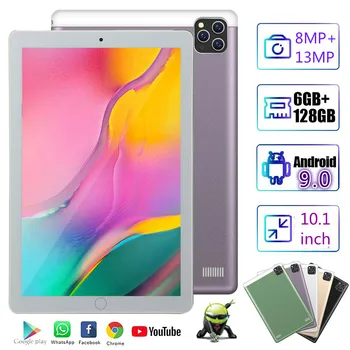 

[New products available in stock]10.1inch tablet PCAndroid 9.0 6GB+128GB4G network dual card WiFi mobile phone tablet combo