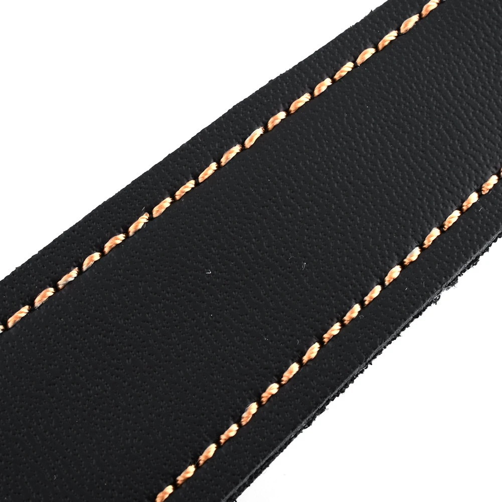 Saxophone Strap Leather Padded Neoprene Adjustable PU Hook Baritone Snap Musical Instruments Sax Neck Belt Fashion Accessories