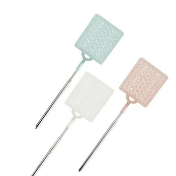 

Stainless Steel Telescopic Fly Swatter Lncrease Mesh Surface Durable Long Handle Summer Household Fly Swatter