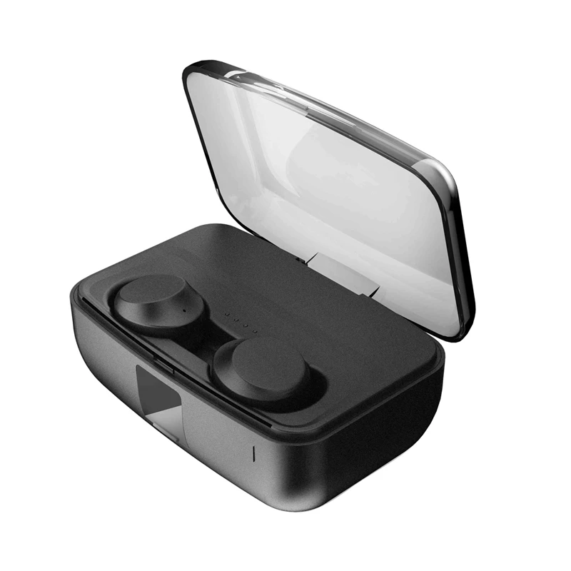 

Bluetooth 5.0 Wireless Earphones Mini TWS Earbuds Cordless Twins Stereo IPX8 Sports Swimming Headset 3000MAh Charging Box