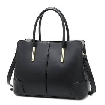 

High Quality Genuine Leather Women Crossbody Messenger Bag Tote Handbag Fashion Office Female Cowhide Shoulder Top Handle Bags