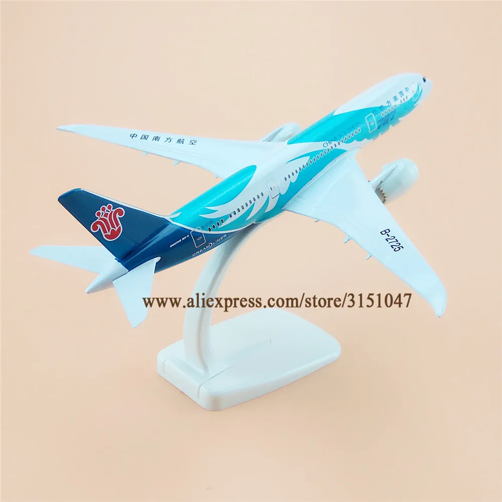 20 см модель самолета Air China Southern B787 Boeing 787 Airways Airlines из металлического сплава литье