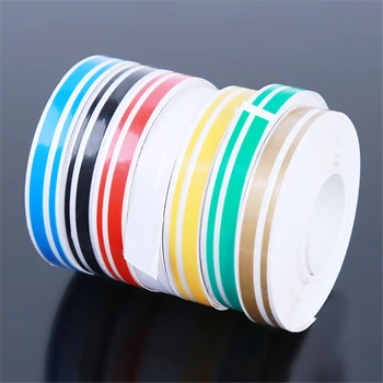 

Pin Stripe Ribbon Sticker Bumper Car Body Stickers Multicolor Double Line Motorcycle Car Styling Decoration Accessories