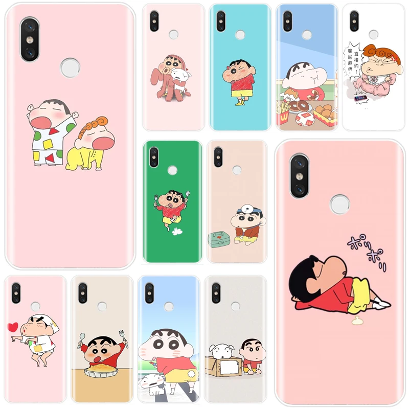 

Crayon Shinchan Anime Soft Silicone TPU Phone Case For xiaomi 4 4S 5 5S PLUS 5C 6 6X 8 8Pro 8SE 8lite 9 9SE MAX 2 3