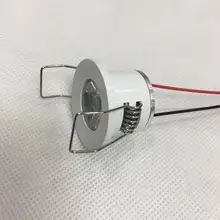 230 В 1 Вт дизайн светодиодное пятно 10 шт. регулируемый шаг светодиодный вниз свет энергосберегающий точечный домашний потолочный светильник мини Встраиваемая лампа