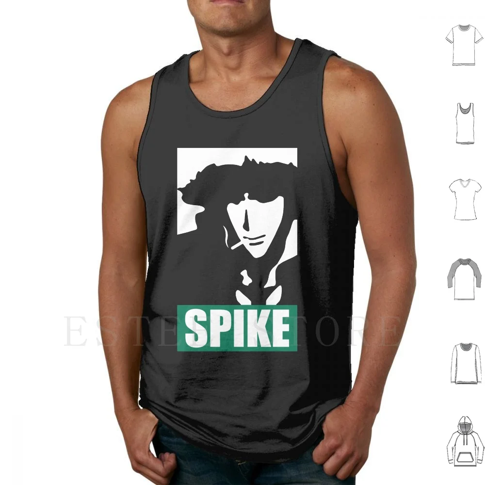 Cowboy Bebop Retro Vintage Canotte Gilet Senza Maniche Cowboy Bebop Anime Bebop Cowboy Manga Space Spike Spike Cowboy Bounty