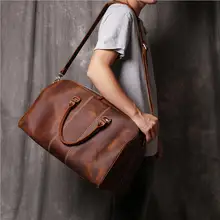 MAHEU модная Большая Дорожная сумка на плечо из натуральной кожи для путешествий Weekender, кожаная сумка-тоут для мужчин, для мальчиков, большой размер 50